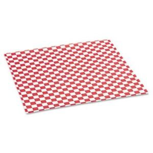 12 x 12 RED CHECKER BASKET LINER